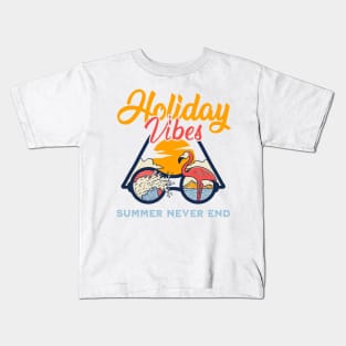 Holiday Vibes Kids T-Shirt